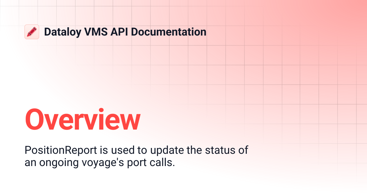 Overview | API Release 8.13 | Dataloy VMS API Documentation